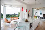 Beach & Coastal House Plan Kitchen Photo 05 - Perdana Luxury Modern Home 011S-0090 - Shop House Plans and More