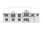 Mountain House Plan Rear Elevation - Inland Point Luxury Home 011S-0097 - Shop House Plans and More