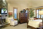Country House Plan Master Bedroom Photo 01 - Knotty Pine Luxury Home 011S-0112 - Search House Plans and More