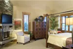 Country House Plan Master Bedroom Photo 02 - Knotty Pine Luxury Home 011S-0112 - Search House Plans and More