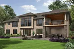 Italian House Plan Rear Photo 01 - Wynhaven Luxury European Home 011S-0114 - Shop House Plans and More