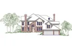 Tudor House Plan Front Image - Suffolk Luxury Tudor Home 011S-0116 - Shop House Plans and More