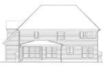 Luxury House Plan Rear Elevation - Tilden Farms Country Home 011S-0117 - Shop House Plans and More