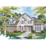 Luxury House Plan Front Image - Miramar Bay Traditional Home 011S-0121 - Shop House Plans and More