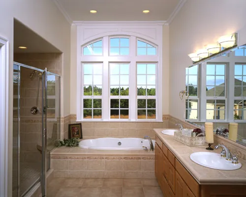 Sunbelt House Plan Master Bathroom Photo 01 - Abbeyville Traditional Home 011S-0128 - Shop House Plans and More