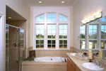 Luxury House Plan Master Bathroom Photo 01 - Abbeyville Traditional Home 011S-0128 - Shop House Plans and More