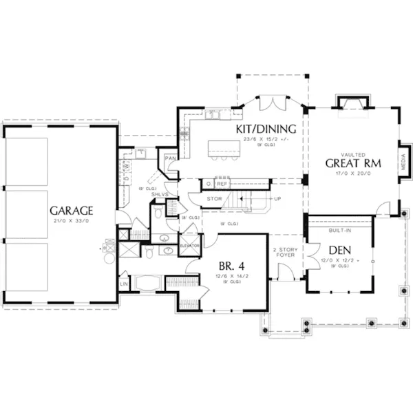 Victorian House Plan First Floor - Valleywood Country Home 011S-0133 - Shop House Plans and More