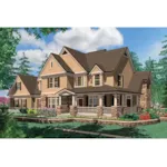 Victorian House Plan Front Image - Valleywood Country Home 011S-0133 - Shop House Plans and More