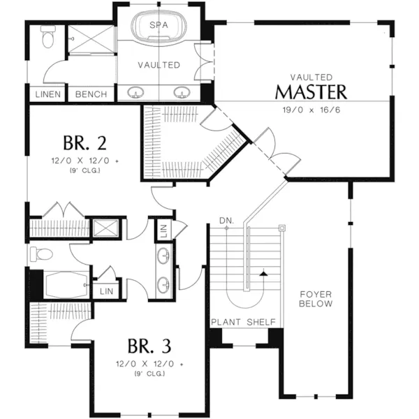 Country House Plan Second Floor - Duvall Landing Luxury Home 011S-0134 - Shop House Plans and More