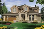 Country House Plan Front of Home - Duvall Landing Luxury Home 011S-0134 - Shop House Plans and More