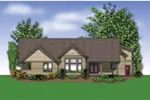 Luxury House Plan Rear Photo 01 - Foxboro Point Luxury Home 011S-0135 - Shop House Plans and More