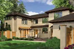 Florida House Plan Rear Photo 01 - Bilbao Mediterranean Home 011S-0136 - Search House Plans and More