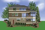 Rustic House Plan Color Image of House - Kesari Modern Rustic Home 011S-0139 - Shop House Plans and More