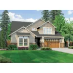 Arts & Crafts House Plan Front of House 011S-0140