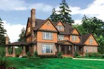 Arts & Crafts House Plan Front of Home - Somerset Bay Luxury Home 011S-0142 - Shop House Plans and More