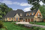 Country French House Plan Front of House 011S-0145