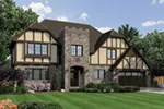 English Cottage House Plan Front of Home - Warmouth Luxury Tudor Home 011S-0147 - Shop House Plans and More