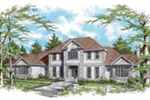 Traditional House Plan Front of House 011S-0152