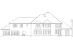 Traditional House Plan Rear Elevation - Stebelman Traditional Home 011S-0154 - Shop House Plans and More
