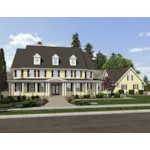 Country House Plan Front of House 011S-0156