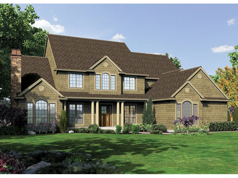 Country House Plan Front Image - McMahon Luxury Home 011S-0159 - Shop House Plans and More