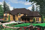 European House Plan Front of Home - Donegal Place Luxury Home 011S-0161 - Shop House Plans and More