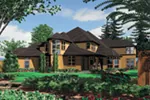 Modern House Plan Color Image of House - Donegal Place Luxury Home 011S-0161 - Shop House Plans and More