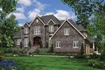 Luxury House Plan Front of Home - Cortland Hill Luxury Home 011S-0163 - Shop House Plans and More