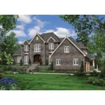 Traditional House Plan Front of House 011S-0163