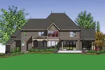 European House Plan Color Image of House - Cortland Hill Luxury Home 011S-0163 - Shop House Plans and More