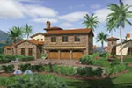 Santa Fe House Plan Front Photo 04 - Corona del Mar Luxury Home 011S-0166 - Shop House Plans and More
