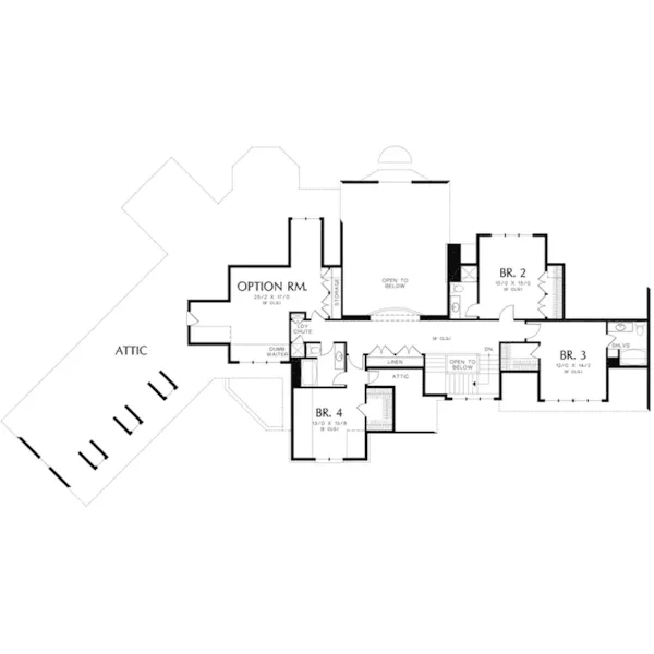 English Cottage House Plan Second Floor - Jade Cove Luxury Home 011S-0171 - Shop House Plans and More