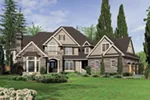 English Cottage House Plan Front of Home - Jackson Cove Luxury Home 011S-0172 - Shop House Plans and More