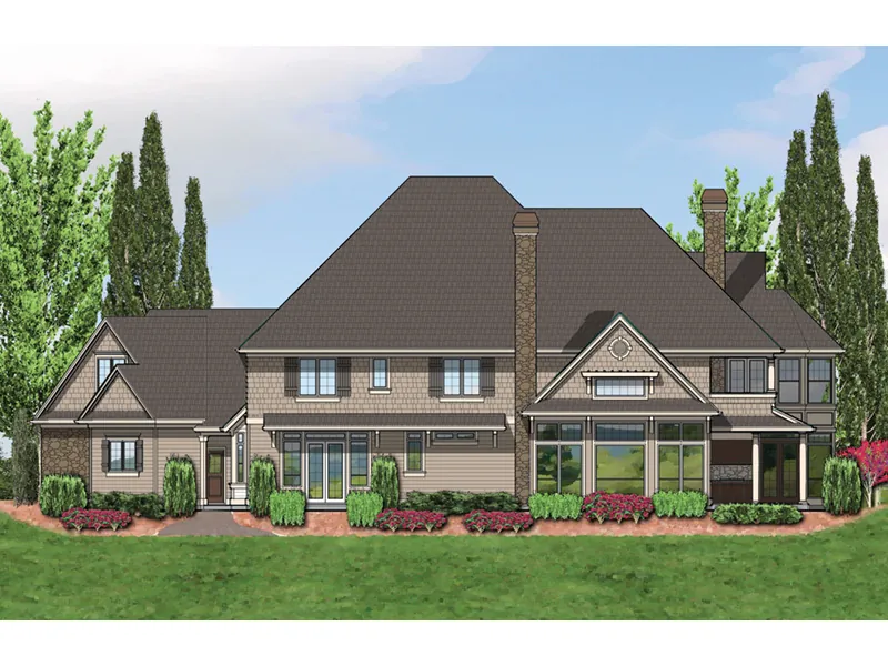 Country French House Plan Color Image of House - Jackson Cove Luxury Home 011S-0172 - Shop House Plans and More