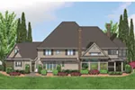 Country French House Plan Color Image of House - Jackson Cove Luxury Home 011S-0172 - Shop House Plans and More
