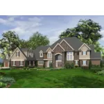 Traditional House Plan Front of House 011S-0175