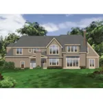 English Cottage House Plan Rear Photo 01 - Elton Manor Luxury Home 011S-0177 - Shop House Plans and More