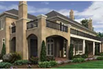 Country French House Plan Rear Photo 03 - Casado Luxury European Home 011S-0182 - Shop House Plans and More