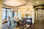Traditional House Plan Dining Room Photo 01 - Nicola Luxury European Home 011S-0187 - Shop House Plans and More