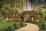Traditional House Plan Front Image - Nicola Luxury European Home 011S-0187 - Shop House Plans and More