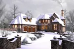 Traditional House Plan Front Photo 01 - Nicola Luxury European Home 011S-0187 - Shop House Plans and More
