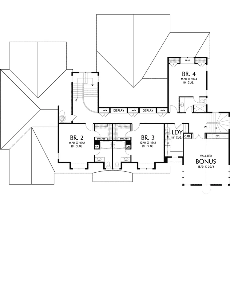 Luxury House Plan Second Floor - Cornwall Bay Luxury Home 011S-0189 - Search House Plans and More