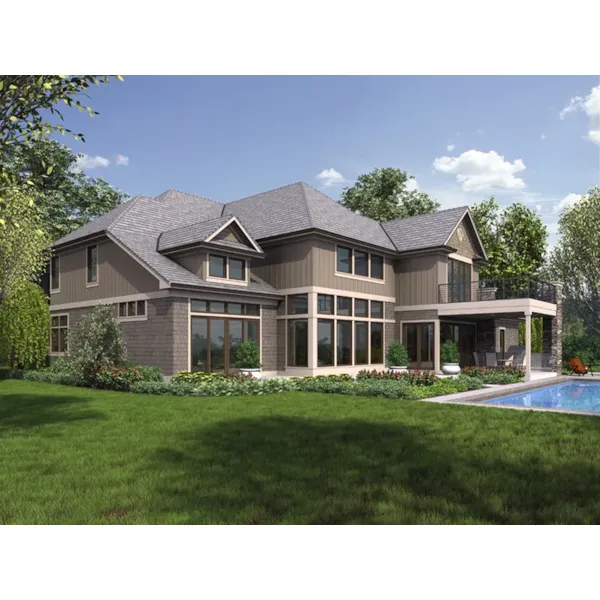 Country House Plan Color Image of House - Bronson Point Luxury Home 011S-0190 - Shop House Plans and More