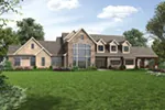 Mediterranean House Plan Side View Photo 01 - Asbury Park Luxury Home 011S-0196 - Search House Plans and More