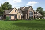 Country French House Plan Side View Photo 02 - Asbury Park Luxury Home 011S-0196 - Search House Plans and More