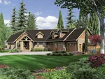 Vacation House Plan Front Image - Canterville Craftsman Home 011D-0206 - Search House Plans and More