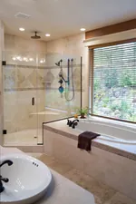 Vacation House Plan Master Bathroom Photo 01 - Canterville Craftsman Home 011D-0206 - Search House Plans and More