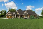 Country House Plan Front Photo 03 - Lynnwood Craftsman Home 011S-0207 - Shop House Plans and More