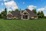 European House Plan Rear Photo 02 - Lynnwood Craftsman Home 011S-0207 - Shop House Plans and More
