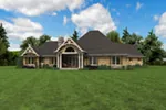 Country House Plan Rear Photo 03 - Lynnwood Craftsman Home 011S-0207 - Shop House Plans and More